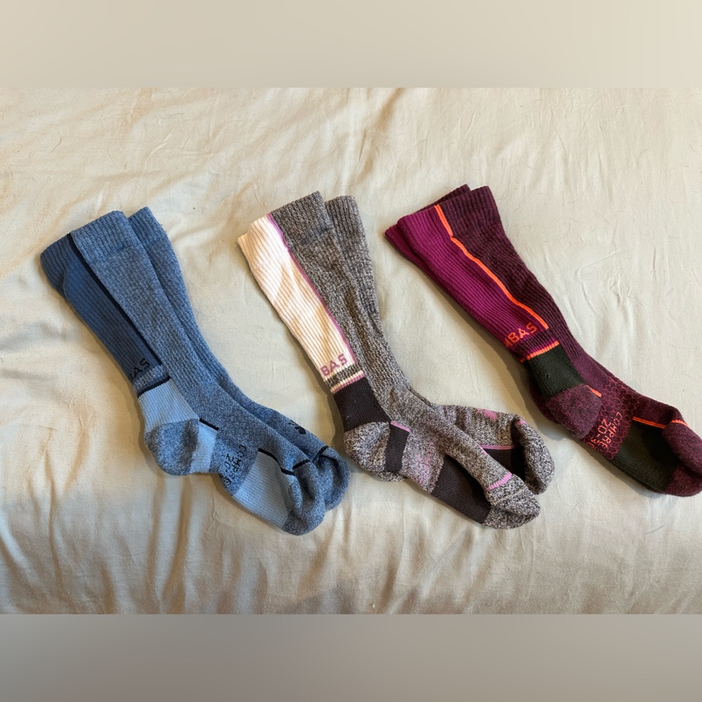 Bombas Women’s small Performance Compression Sock 3-Pack